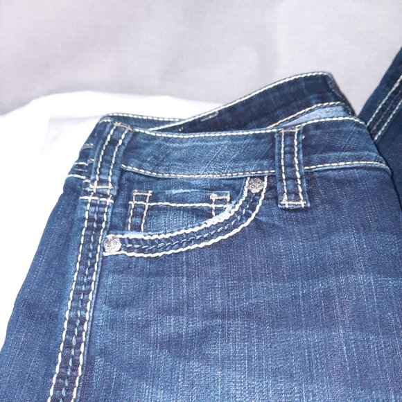 Woman`s Silver Frances 22" Jeans. - Picture 5 of 9